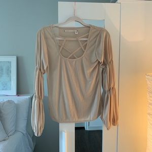 Beige blouse